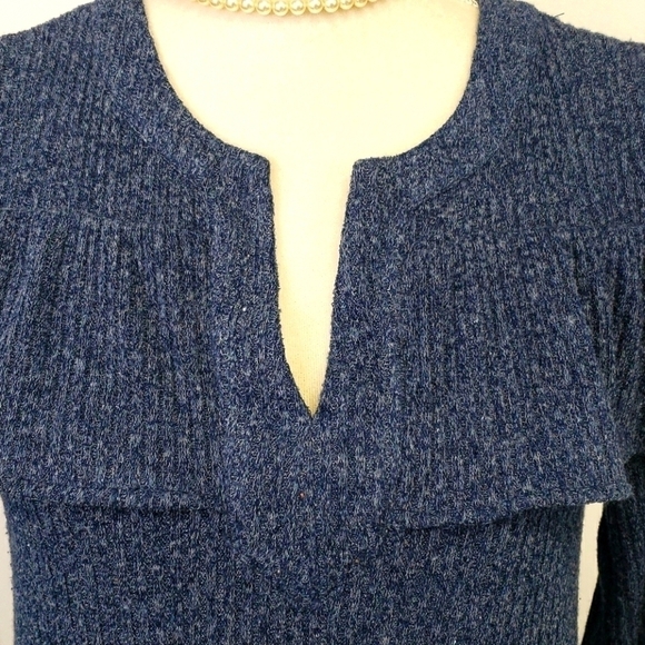 Collective Concepts MP Blue Tunic Sweater VGUC - Picture 4 of 12